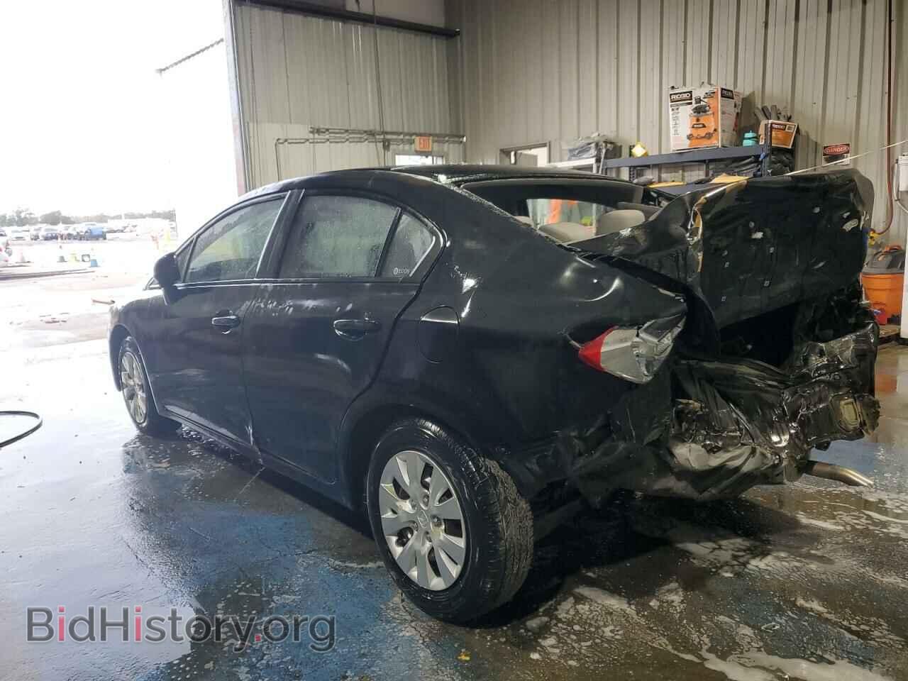 2012 HONDA CIVIC - VIN: 2HGFB2F57CH609722 - Фото 2