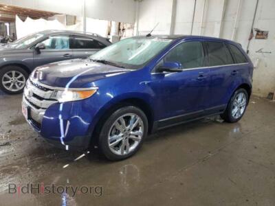 2013 Ford EDGE Limited, blue — VIN 2FMDK3K92DBB13814, Copart