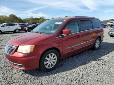 2014 Chrysler MINIVAN Touring, red — VIN 2C4RC1BG5ER218155, Copart