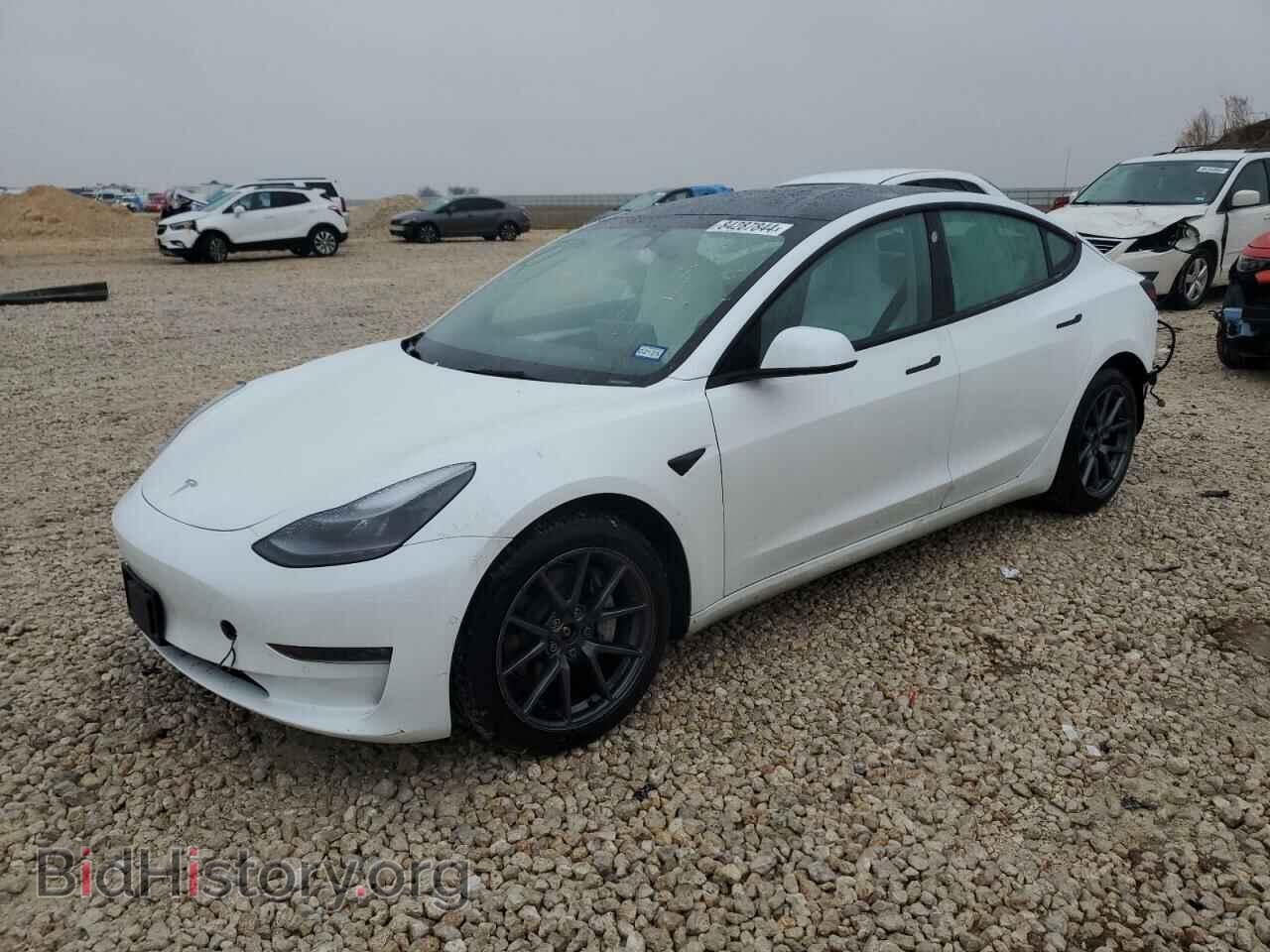 Photo 5YJ3E1EB7NF178849 - TESLA MODEL 3 2022