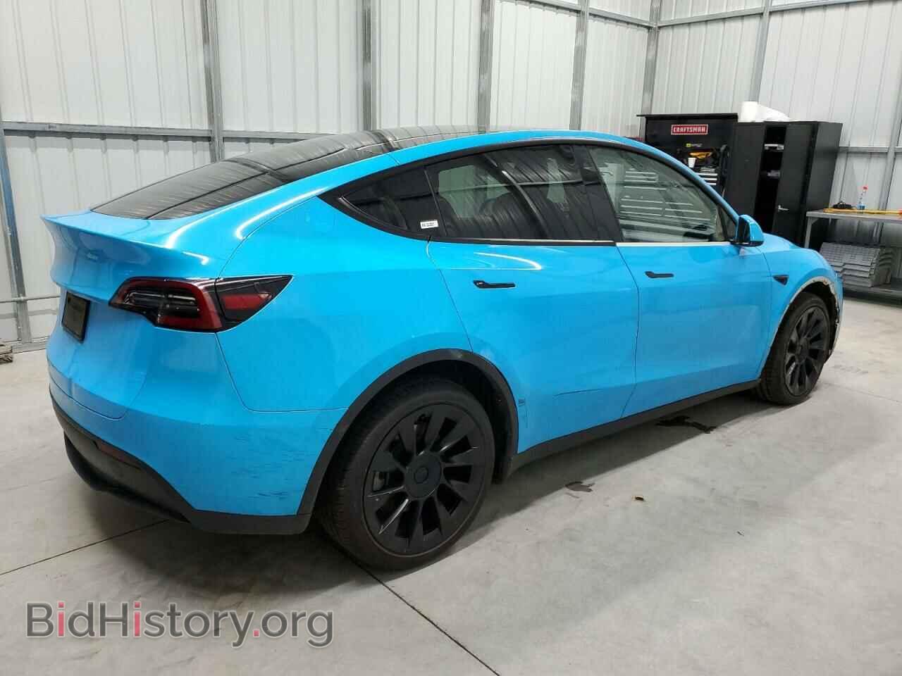 2022 TESLA MODEL Y - VIN: 7SAYGAEE2NF361895 - Фото 3