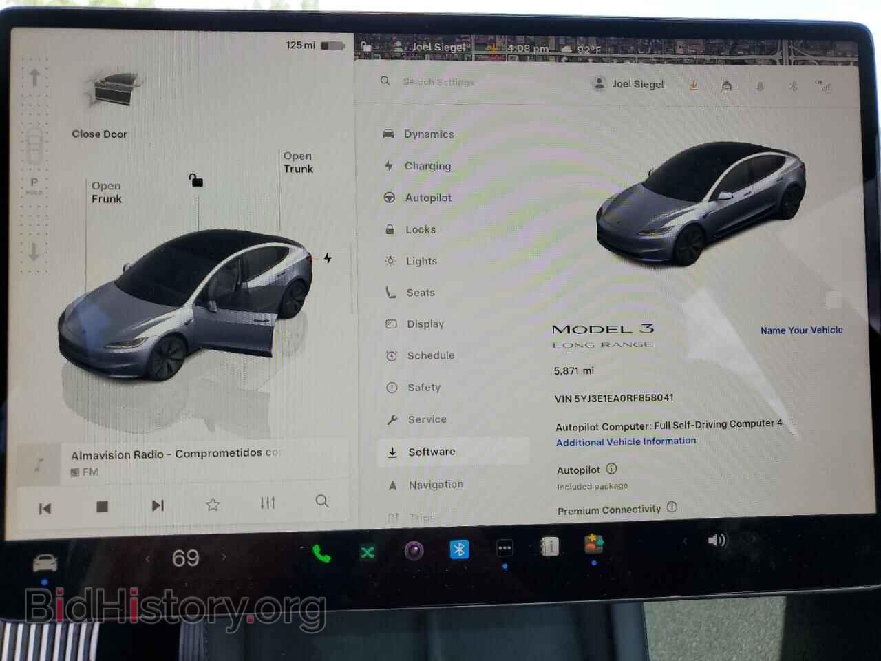 2024 TESLA MODEL 3 - VIN: 5YJ3E1EA0RF858041 - Photo 9