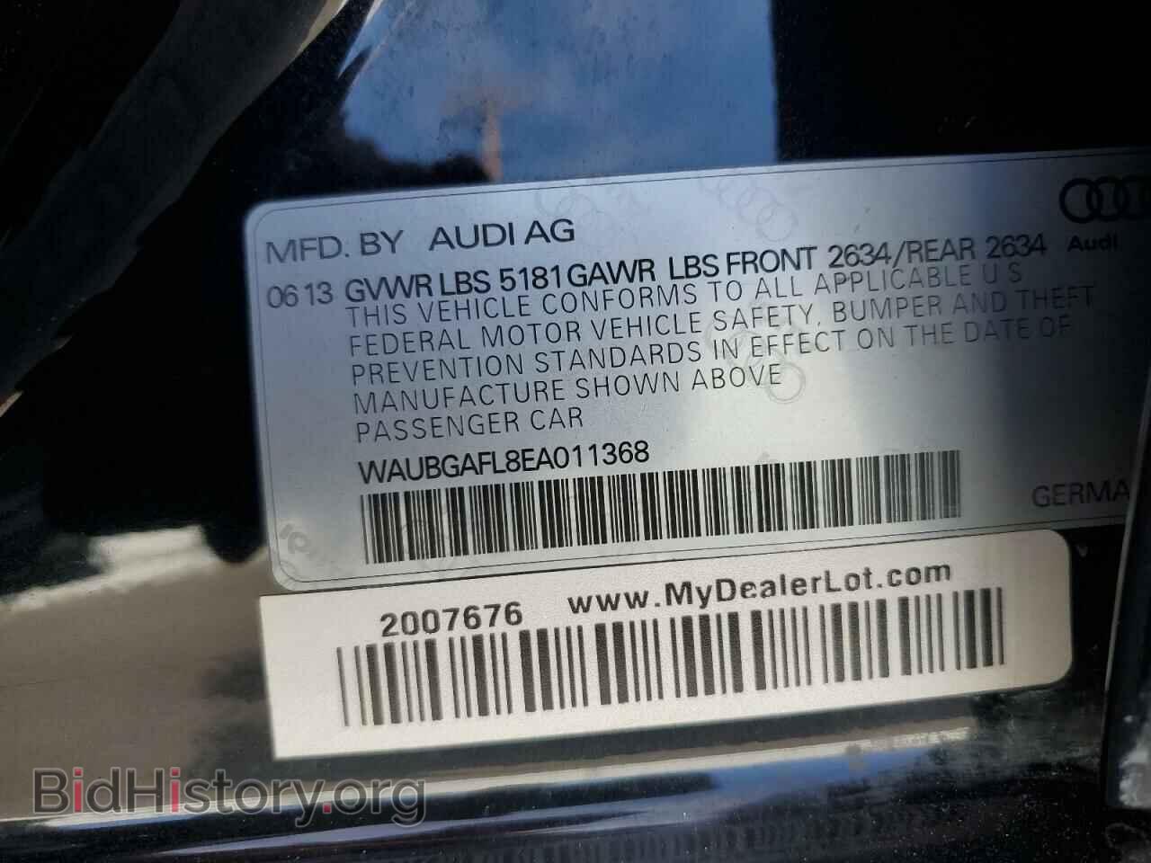 2014 AUDI S4/RS4 - VIN: WAUBGAFL8EA011368 - Photo 12