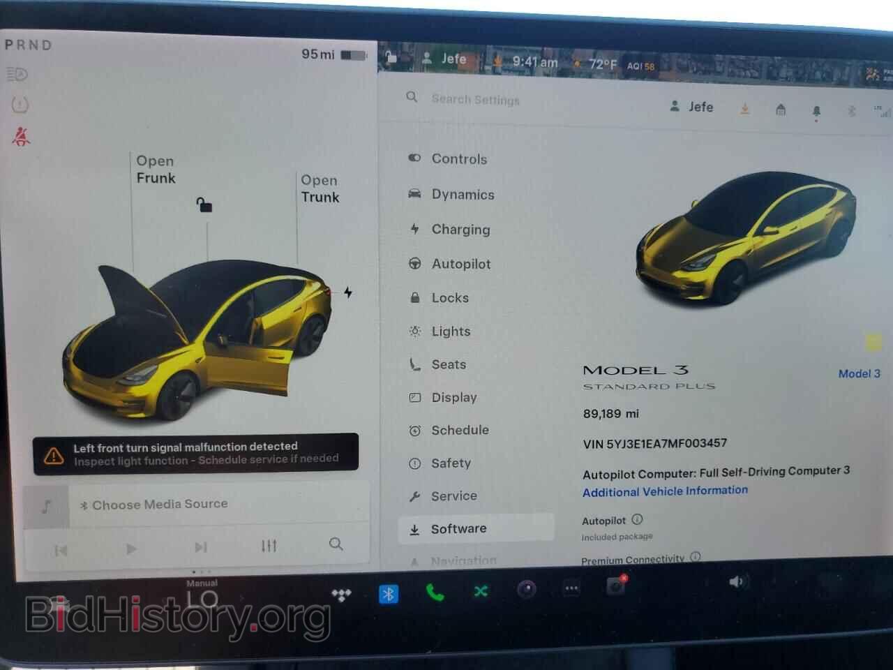2021 TESLA MODEL 3 - VIN: 5YJ3E1EA7MF003457 - Photo 9
