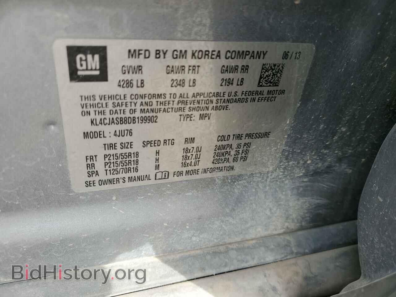 2013 BUICK ENCORE - VIN: KL4CJASB8DB199902 - Photo 13