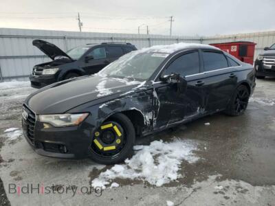 2012 Audi A6 Prestige, черный — VIN WAUHGCFC5CN092440, Copart