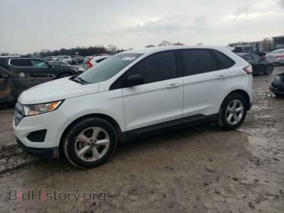 2015 Ford EDGE SE, white — VIN 2FMTK3G98FBC00558, Copart