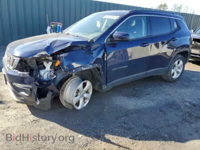 2020 Jeep COMPASS Latitude, синий — VIN 3C4NJDBB2LT218019, Copart