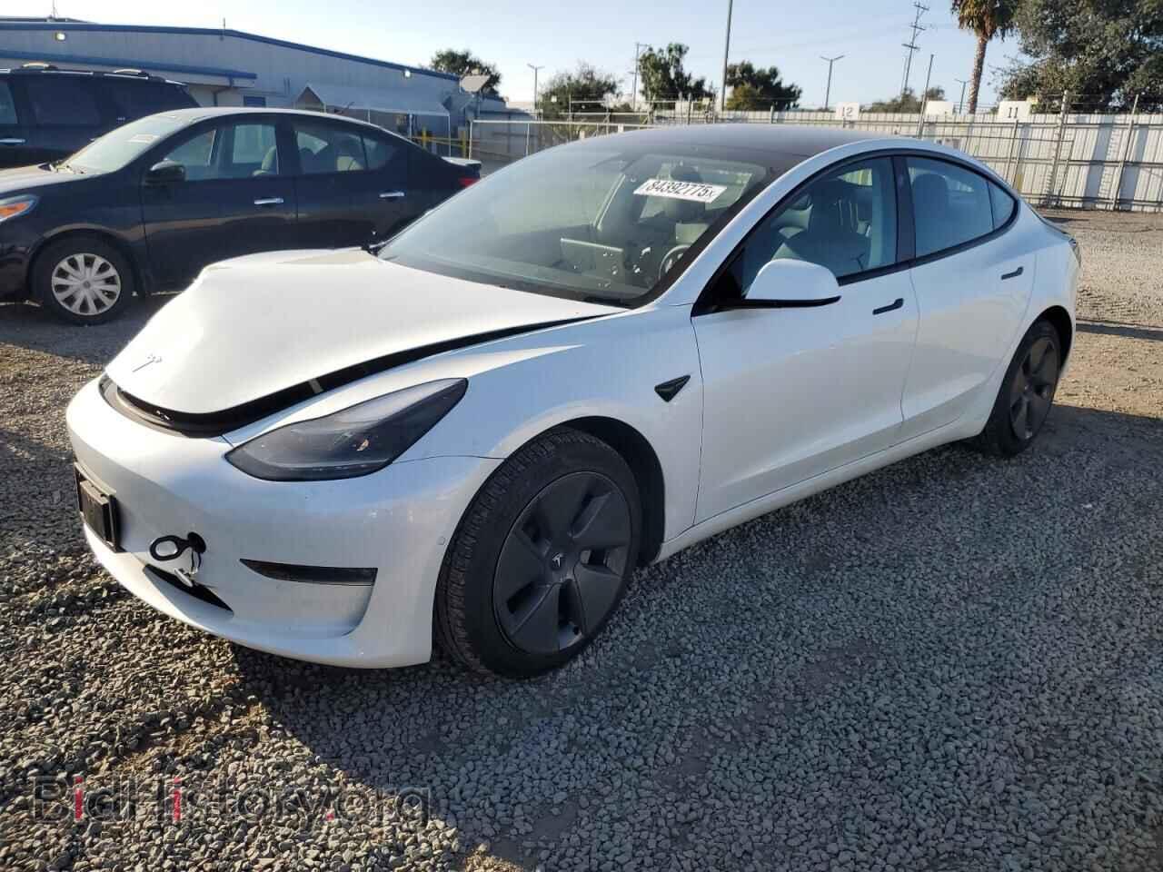 Photo 5YJ3E1EB4NF152421 - TESLA MODEL 3 2022