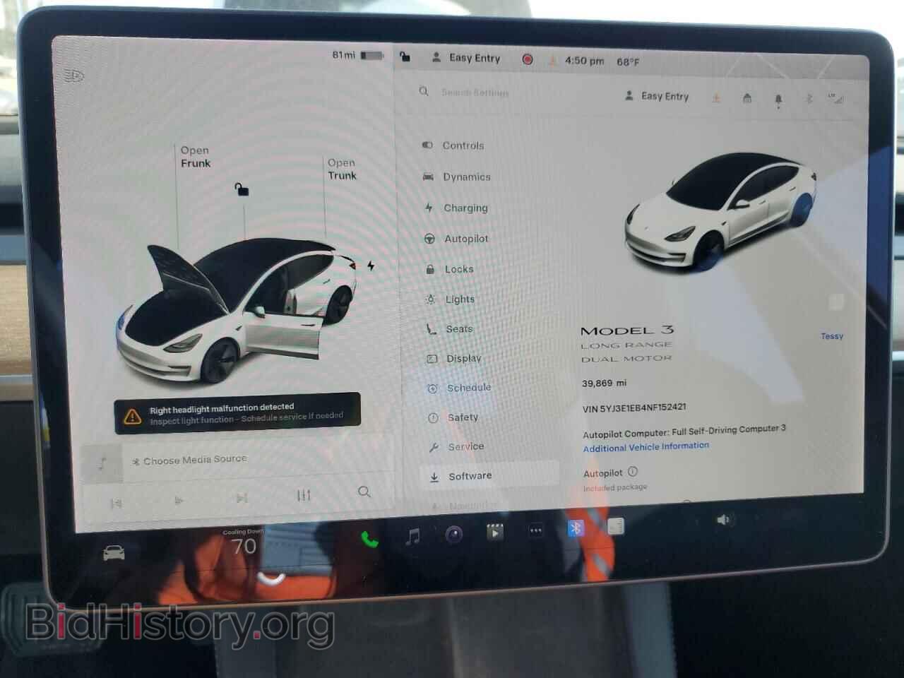 2022 TESLA MODEL 3 - VIN: 5YJ3E1EB4NF152421 - Photo 9