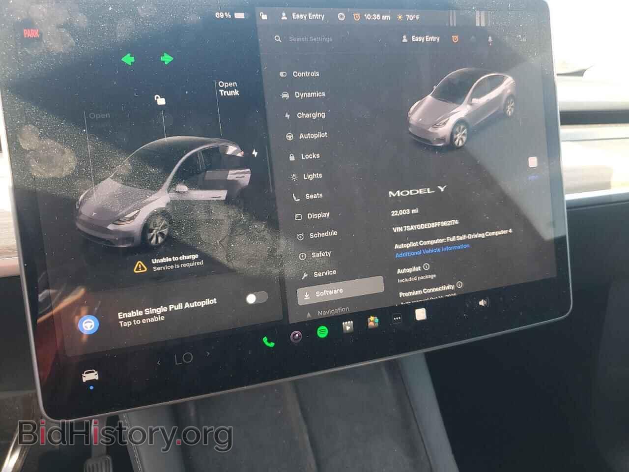 2023 TESLA MODEL Y - VIN: 7SAYGDED8PF962174 - Фото 9