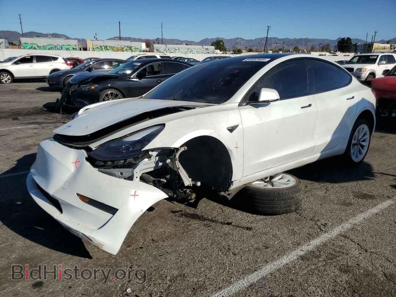 Photo 5YJ3E1EB8MF924319 - TESLA MODEL 3 2021