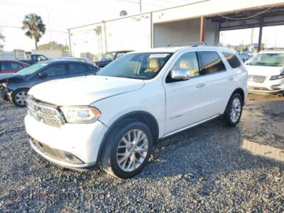 2015 Dodge DURANGO Citadel, white — VIN 1C4RDHEG8FC857609, Copart