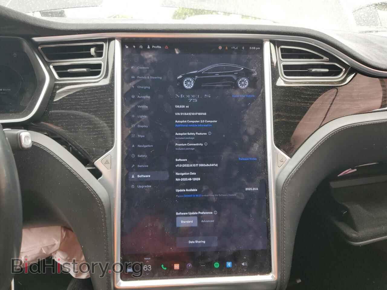 2017 TESLA MODEL S - VIN: 5YJSA1E16HF189148 - Photo 9