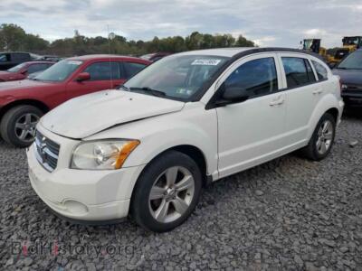 2010 Dodge CALIBER MAINSTREET, white — VIN 1B3CB3HA1AD594759, Copart