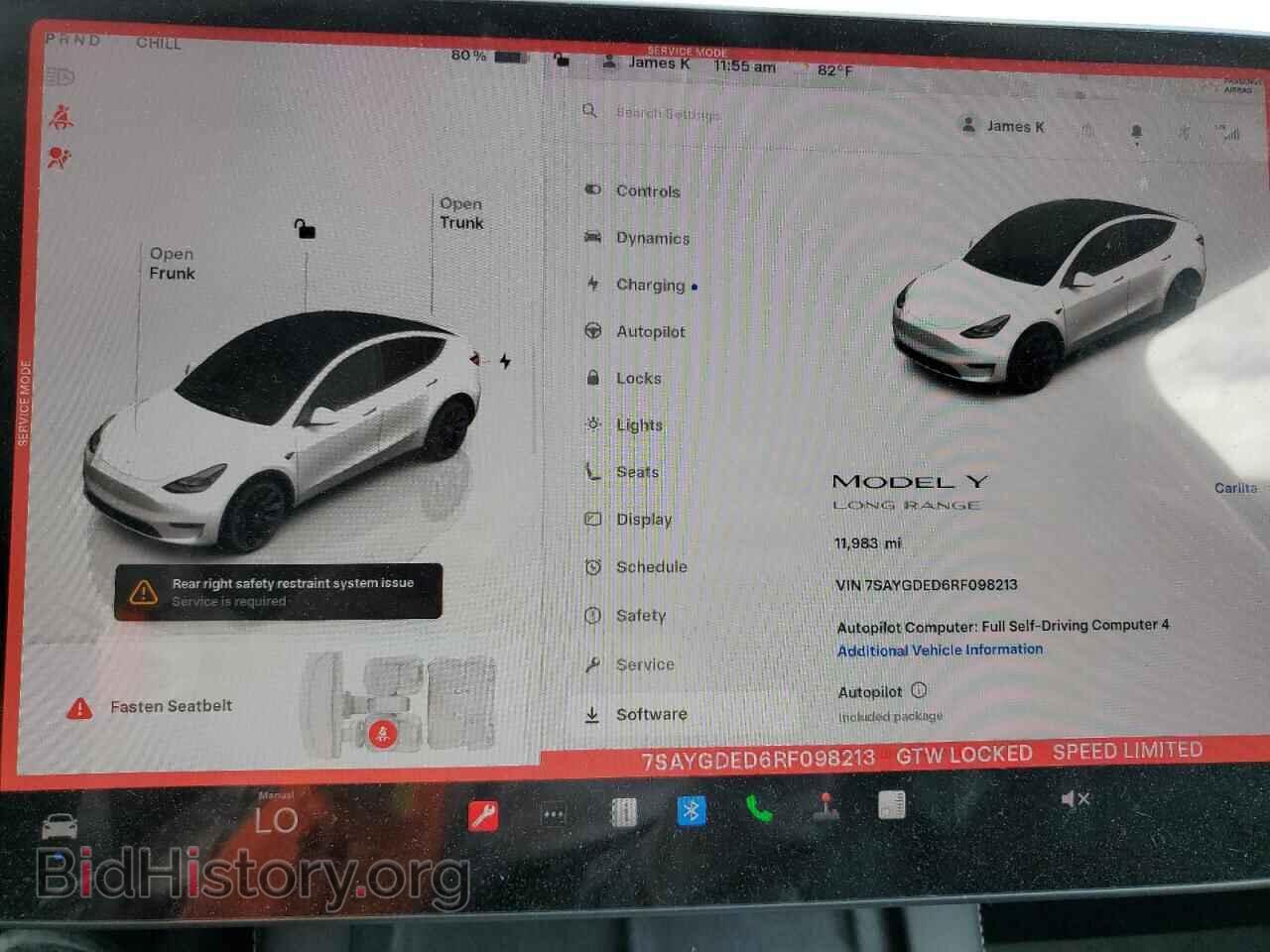 2024 TESLA MODEL Y - VIN: 7SAYGDED6RF098213 - Photo 9