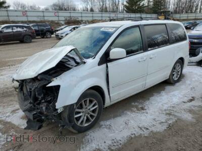 2016 Dodge CARAVAN SXT, белый — VIN 2C4RDGCG5GR217296, Copart