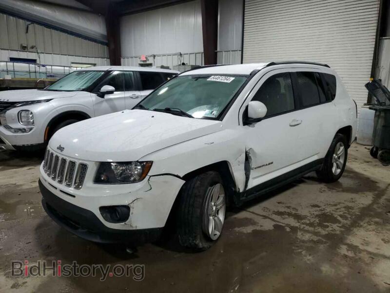 2017 Jeep COMPASS Latitude (VIN 1C4NJDEB9HD100395) — photo 1 of 13, Copart, damage: front end