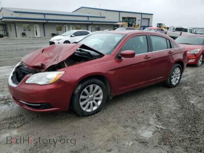 2013 Chrysler 200 Touring, red — VIN 1C3CCBBB1DN501572, Copart