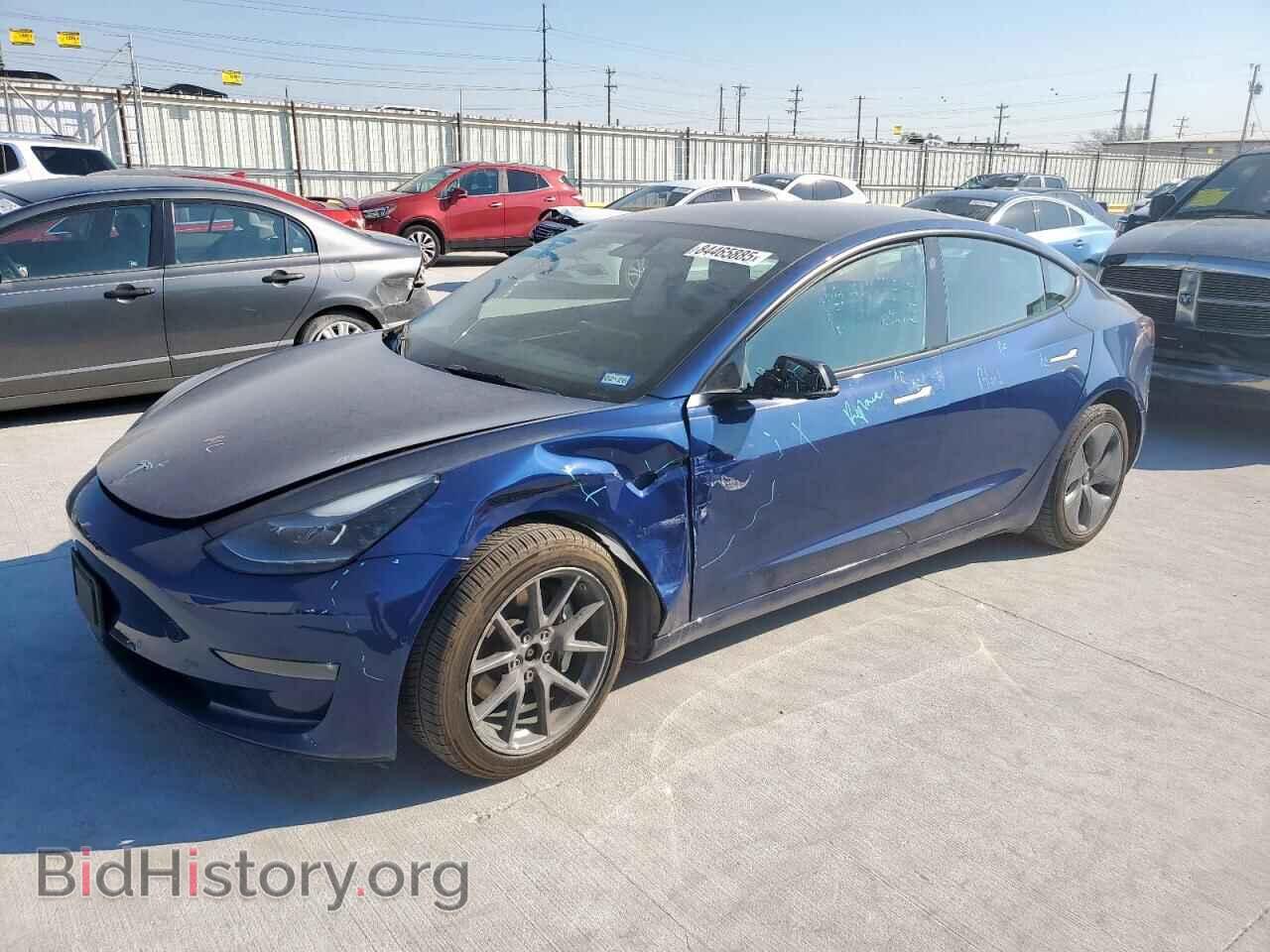 Photo 5YJ3E1EB2NF188477 - TESLA MODEL 3 2022