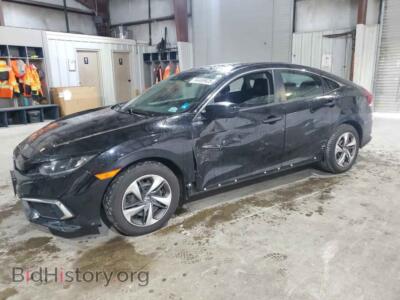 2019 Honda CIVIC LX, black — VIN 2HGFC2F67KH525338, Copart