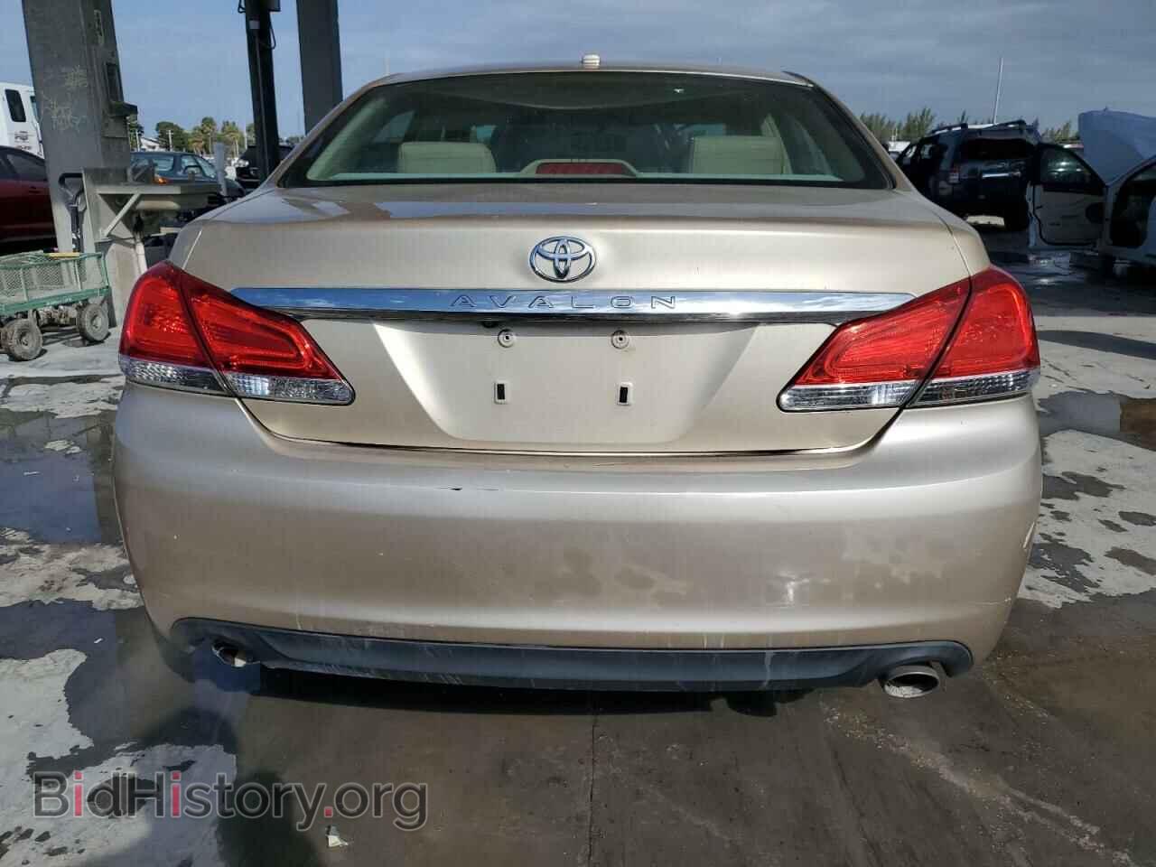 2011 TOYOTA AVALON - VIN: 4T1BK3DB1BU372356 - Фото 6