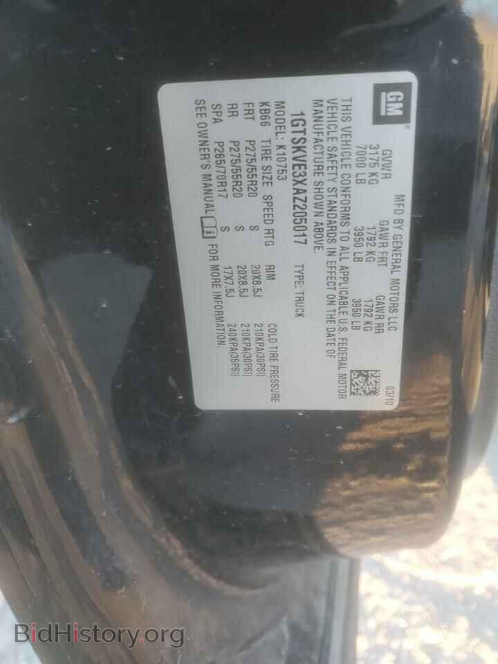 2010 GMC SIERRA - VIN: 1GTSKVE3XAZ205017 - Фото 12