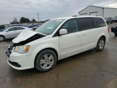2013 Dodge CARAVAN Crew, белый — VIN 2C4RDGDG5DR740098, Copart