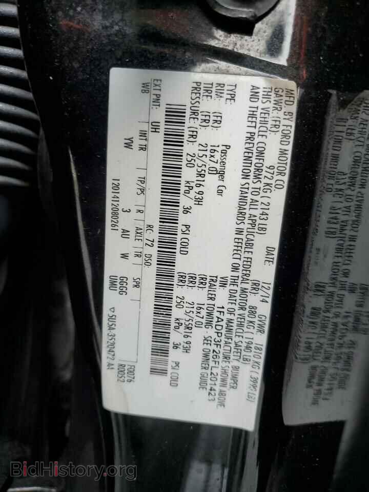 2015 FORD FOCUS - VIN: 1FADP3F26FL201423 - Фото 12