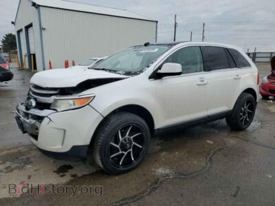 2011 Ford EDGE Limited, white — VIN 2FMDK3KC7BBA42926, Copart