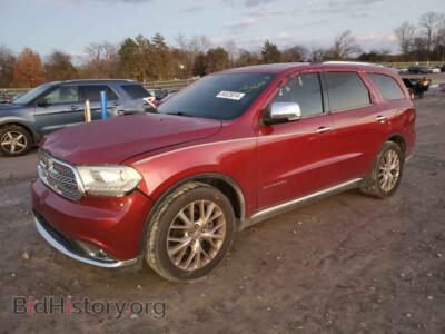 2015 Dodge DURANGO Citadel, red — VIN 1C4RDHEG5FC836894, Copart