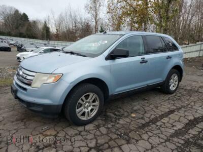 2008 Ford EDGE SE, blue — VIN 2FMDK36C98BA19425, Copart