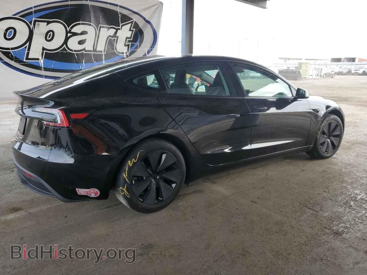 2024 TESLA MODEL 3 - VIN: 5YJ3E1EA0RF717065 - Фото 3