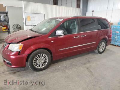 2014 Chrysler MINIVAN Touring L, red — VIN 2C4RC1CG7ER297259, Copart