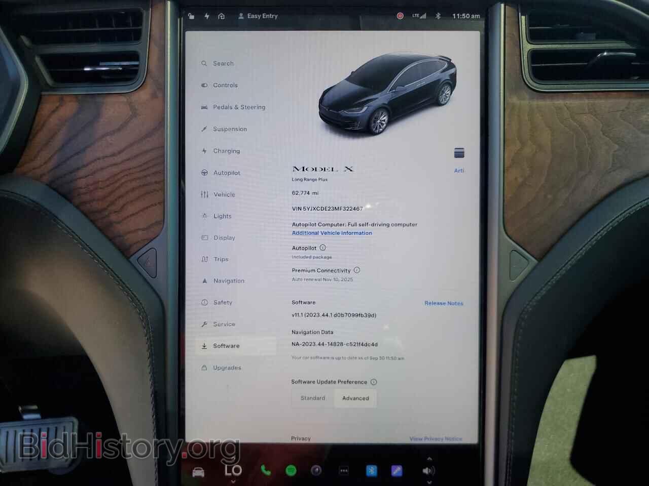 2021 TESLA MODEL X - VIN: 5YJXCDE23MF322467 - Photo 9