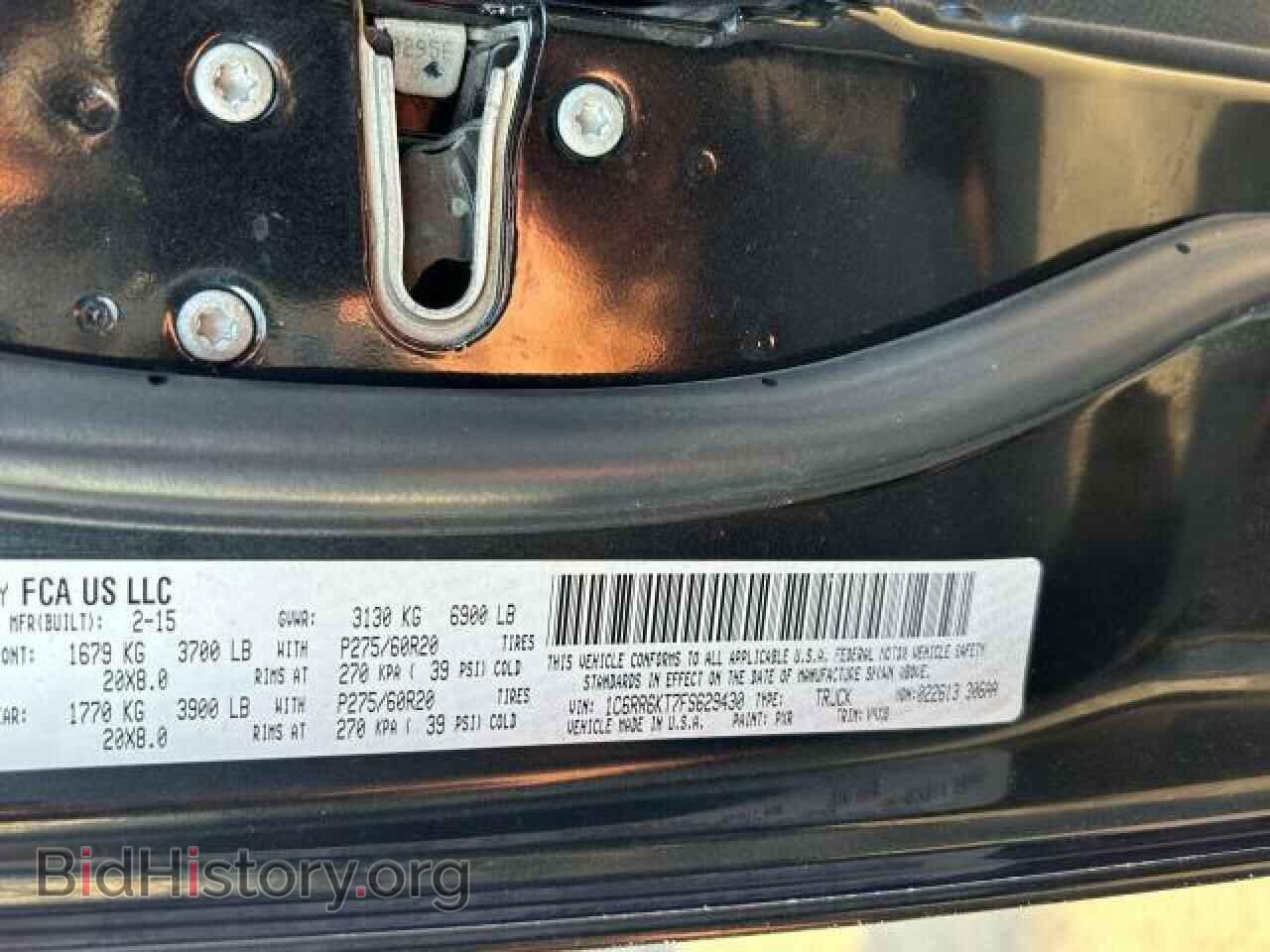 2015 RAM 1500 - VIN: 1C6RR6KT7FS629430 - Фото 10