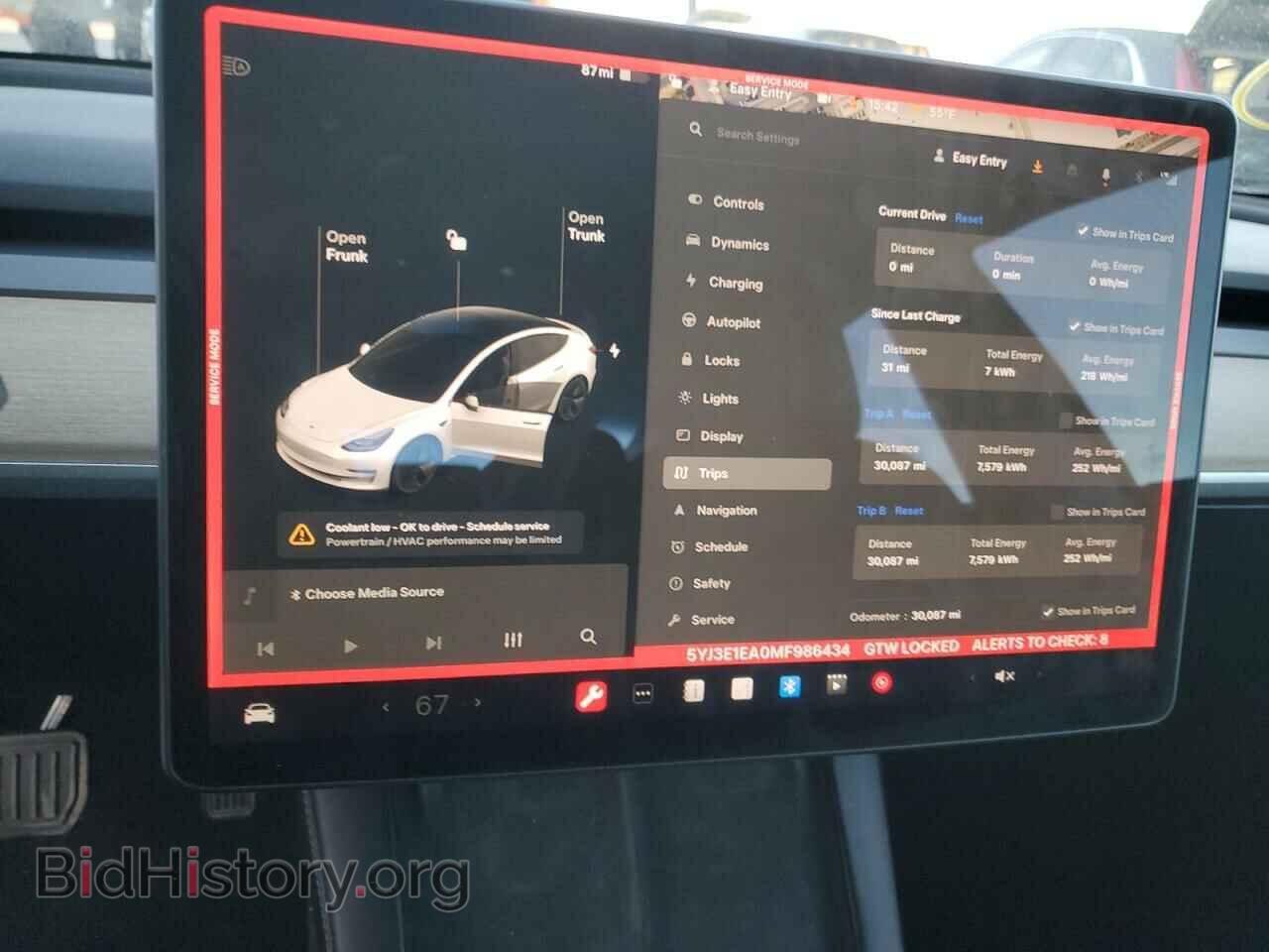 2021 TESLA MODEL 3 - VIN: 5YJ3E1EA0MF986434 - Photo 9