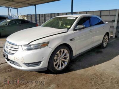 2013 Ford TAURUS Limited, white — VIN 1FAHP2F85DG169263, Copart