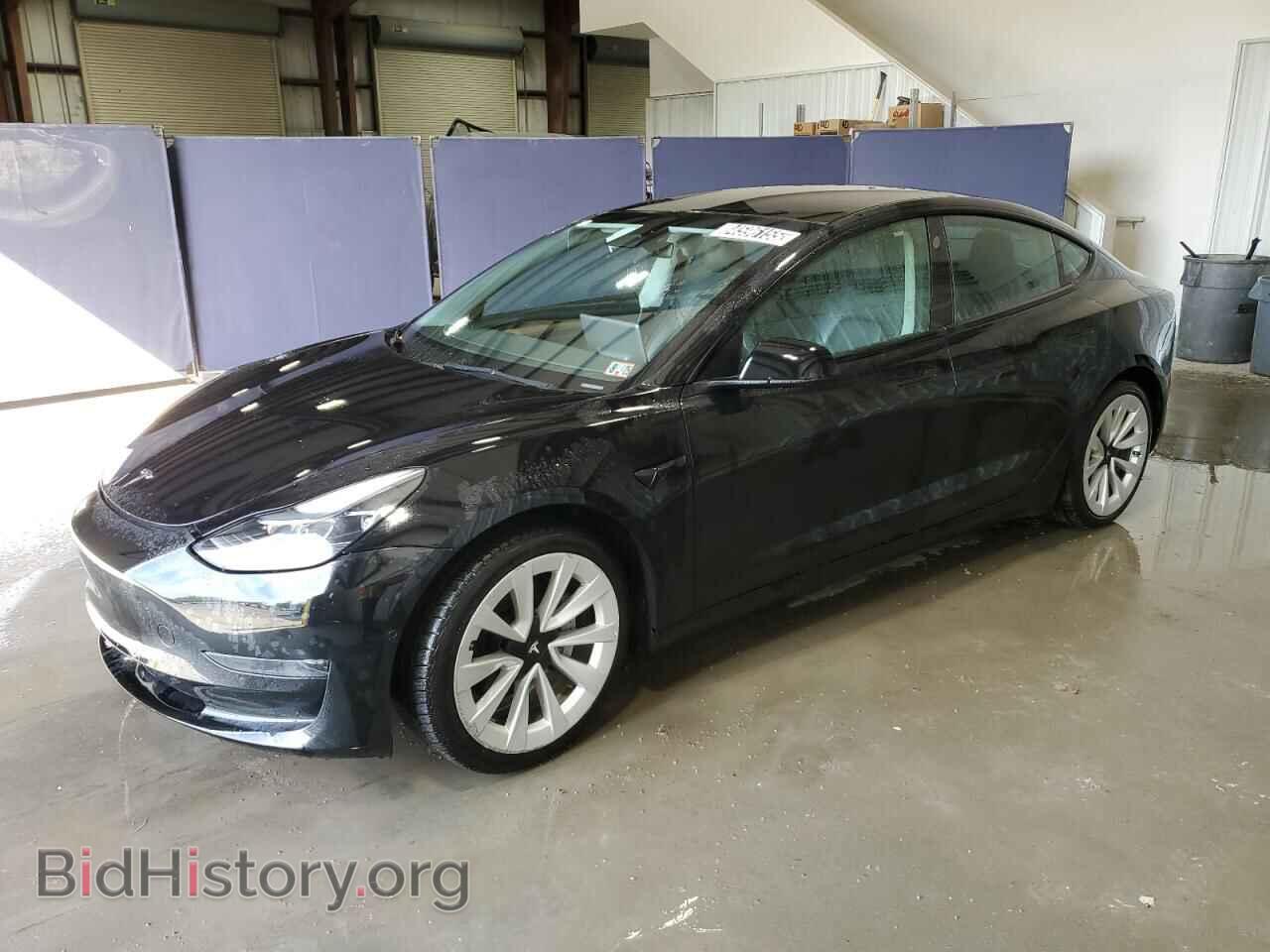 Photo 5YJ3E1EA6NF287472 - TESLA MODEL 3 2022
