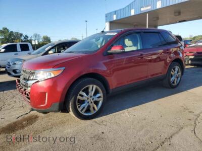 2013 Ford EDGE SEL, red — VIN 2FMDK3JC7DBA57835, Copart