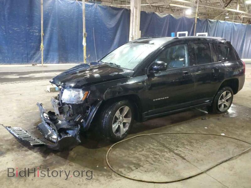 2017 Jeep COMPASS Latitude (VIN 1C4NJDEB1HD127302) — photo 1 of 13, Copart, damage: front end