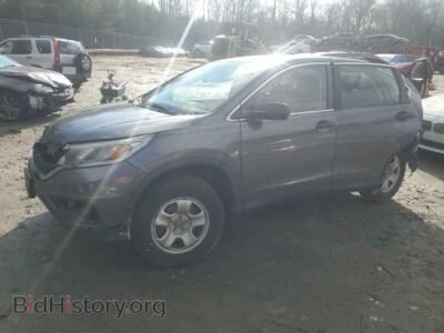 2015 Honda CRV LX, серый — VIN 2HKRM4H35FH617536, Copart