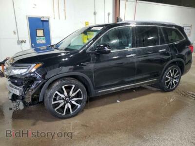 2020 Honda PILOT Elite, черный — VIN 5FNYF6H04LB011663, Copart
