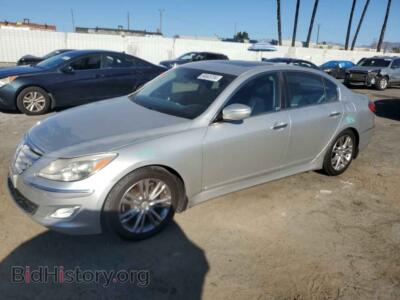 2013 Hyundai GENESIS 3.8L, silver — VIN KMHGC4DD7DU226251, Copart