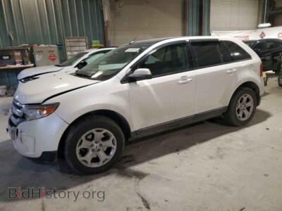 2012 Ford EDGE SEL, белый — VIN 2FMDK3JC7CBA40158, Copart