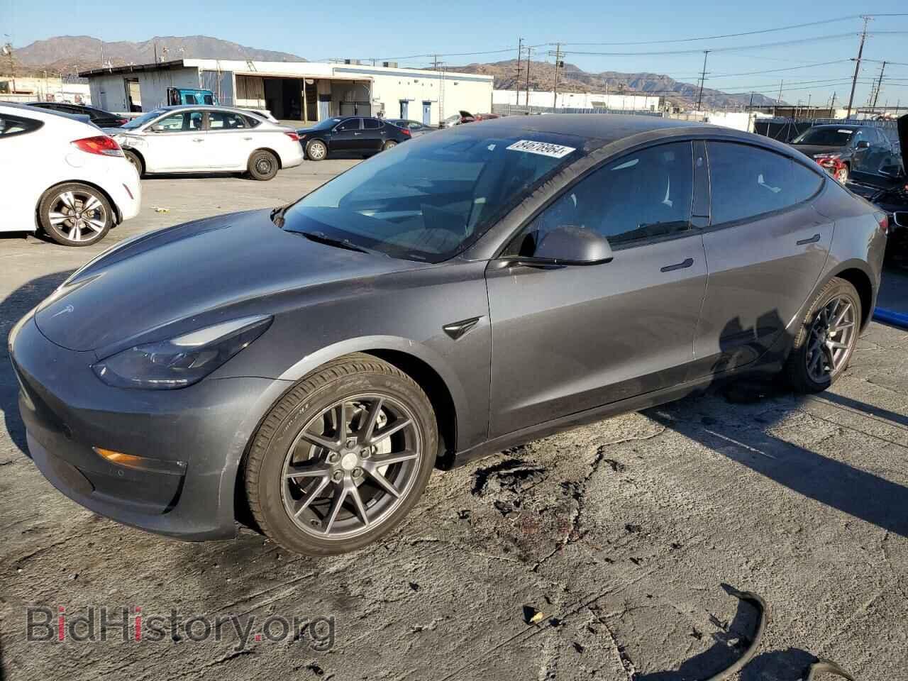 Photo 5YJ3E1EBXNF253107 - TESLA MODEL 3 2022