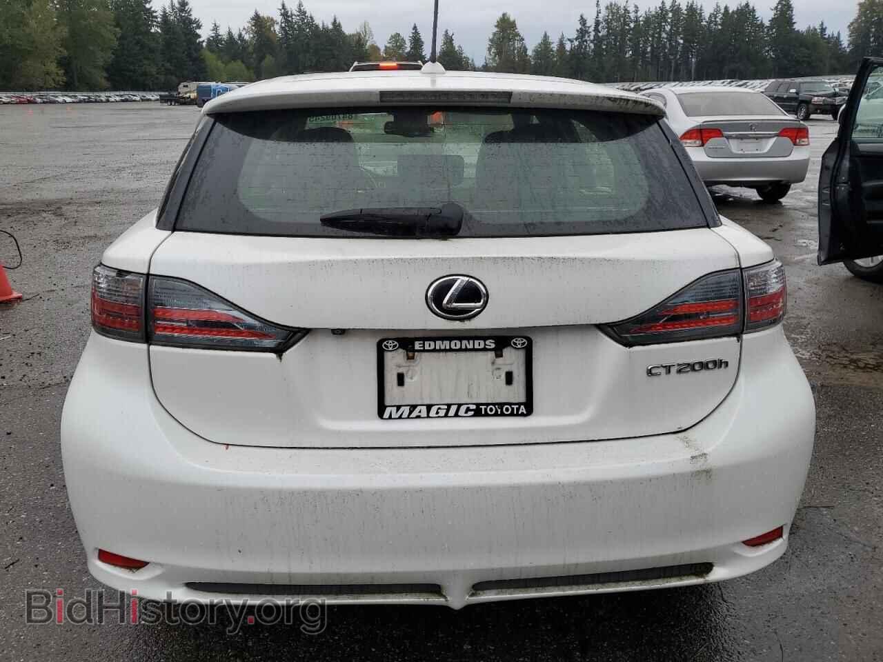 2012 LEXUS CT 200 - VIN: JTHKD5BH4C2070007 - Фото 6