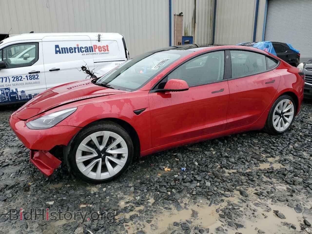 Фотография 5YJ3E1EA6NF370433 - TESLA MODEL 3 2022