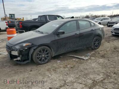 2016 Dodge DART SXT, black — VIN 1C3CDFBB3GD529954, Copart