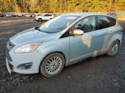 2013 Ford CMAX SEL, teal — VIN 1FADP5BU3DL536106, Copart